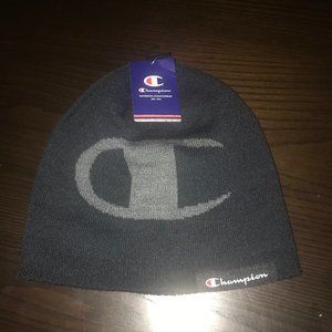 Champion Black Beanie Great for Cold Men's
